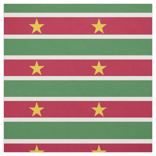 Surinames flagga tyg (Provkarta)