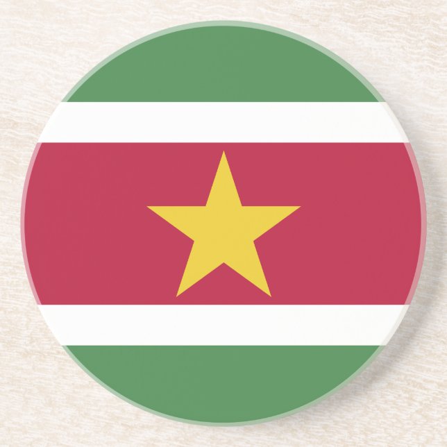Surinames flagga underlägg (Framsidan)