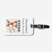 [Surname] Family Research (Wanted Poster)