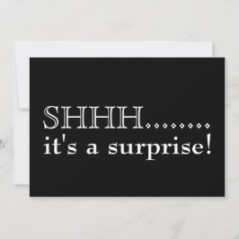 Surprise Birthday Party Invitation Fiftieth Inbjudningar