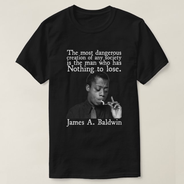 Surprise Gift James Baldwin Halloween Helgdag T Shirt (Design framsida)