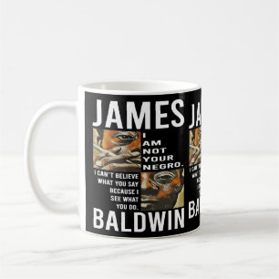 Surprise Gift James Baldwin Protest Halloween Holi Kaffemugg