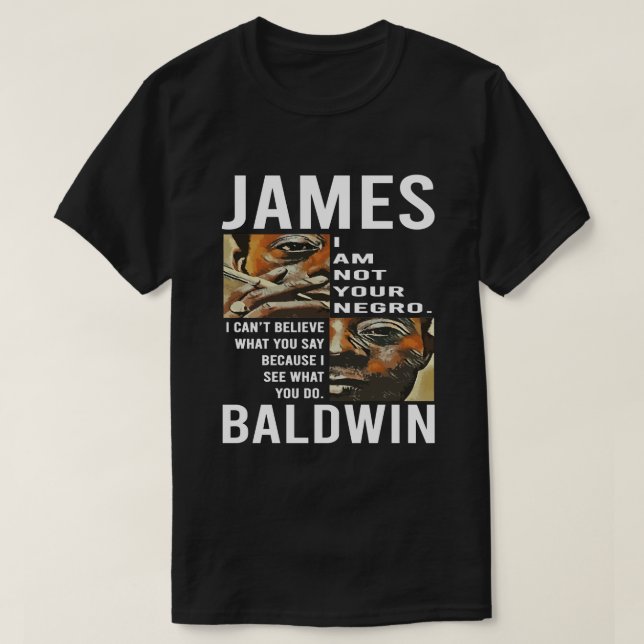 Surprise Gift James Baldwin Protest Halloween Holi T Shirt (Design framsida)