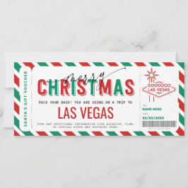 Surprise Las Vegas Resa Gift Biljett Voucher