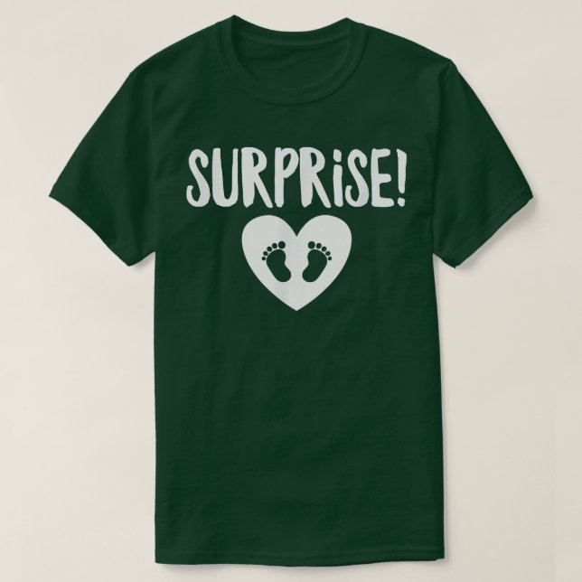 Surprise Pregnancy Announcement Mom To Be Mother M T Shirt (Design framsida)