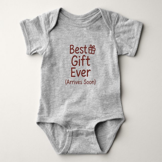 Surprise pregnancy christmas - Best Gift Ever T Shirt (Framsida)