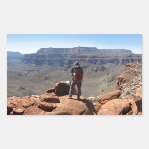 Surprise Valley Thunder River Trail Grand Canyon Rektangulärt Klistermärke