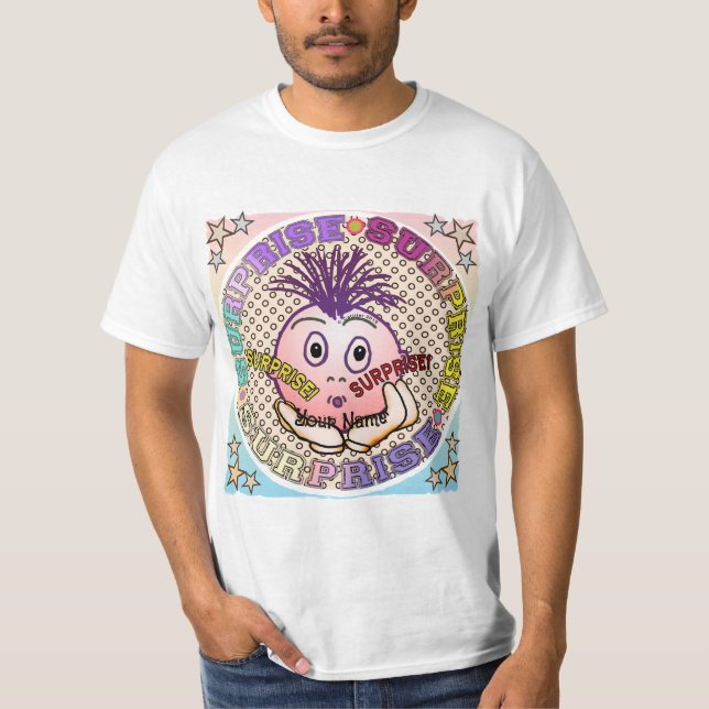 Surprised Face  t-shirt (Framsida)