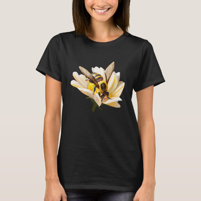 Surrande Bina  Rädda Pollinatörerna T Shirt (Framsida)
