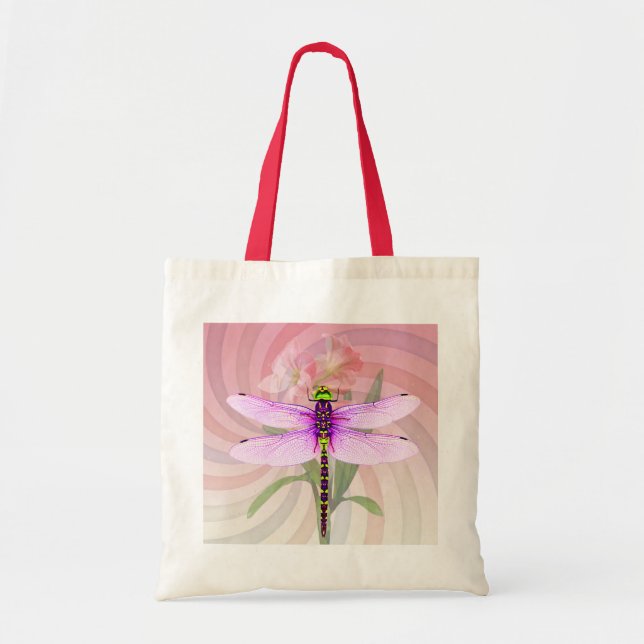 Surreal 60:s Tema Dragon Fly Tygkasse (Framsidan)