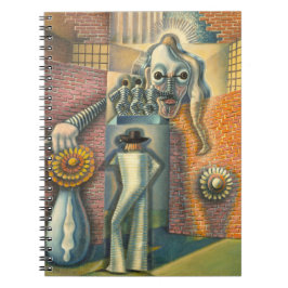 Surreal abstraktion Benjamin Berlin  Art Anteckningsbok