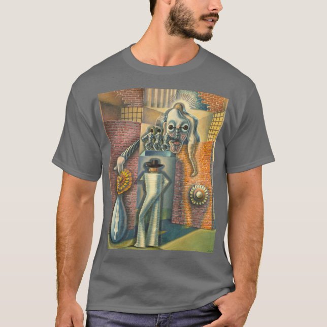 Surreal abstraktion Benjamin Berlin  Art T Shirt (Framsida)