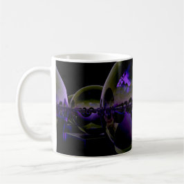Surreal Alien Ligcape - Strange Lila Light Kaffemugg