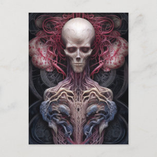 Surreal Anatomy Horror Sci-Fi Art Vykort