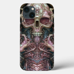 Surreal Anatomy Skull Horror Sci-Fi Art