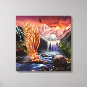 Surreal Angel Canvastryck