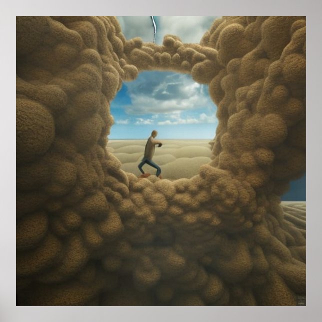 Surreal Art-Abstrakt en annan film Poster (Framsidan)