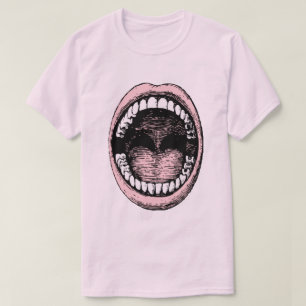 SURREAL BIG MOUTH ILLUSTRATION TEE