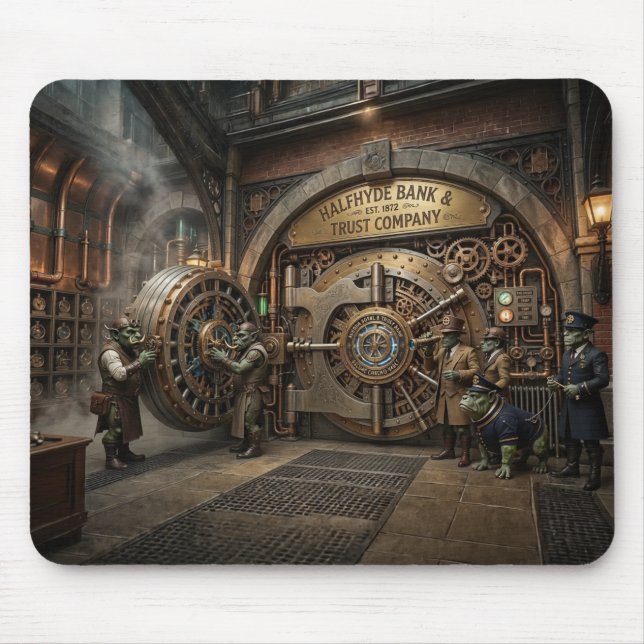 Surreal bild Halfhyde Bank Vault Musmatta (Framsidan)