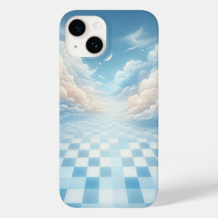 Surreal blå rutig himmel telefonfodral - Drömlik