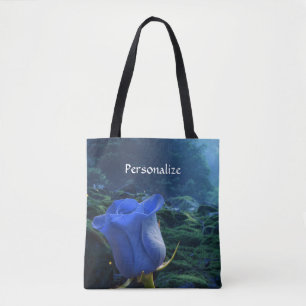 Surreal Blue Ro i Magic Forest Personalize Tygkasse