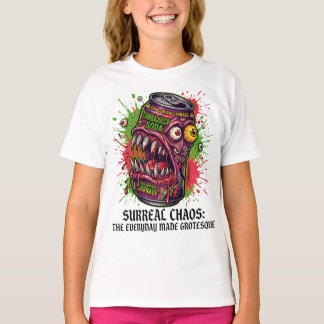 Surreal Carnage Soda Monster – Grotesque Chaos T Shirt