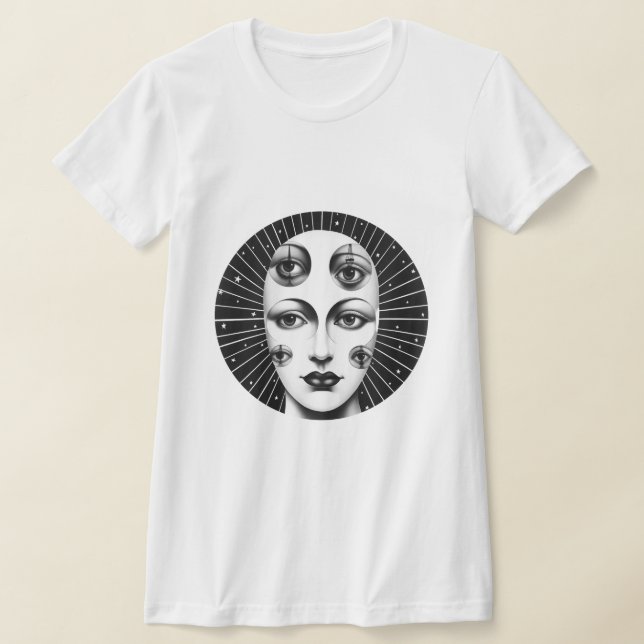 Surreal Celestial Dam T Shirt (Laydown)