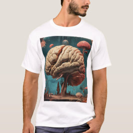 Surreal Cerebral liggande T Shirt