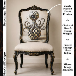 Surreal Checkerboard Octopus, Harlequin FX2L