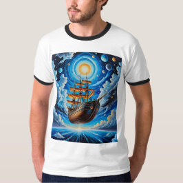 Surreal Cosmic Flies Frakt Fantasy Art Shirt T Shirt