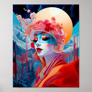 Surreal Dam Fantasy Art Poster