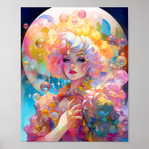 Surreal Dam Fantasy Art Poster