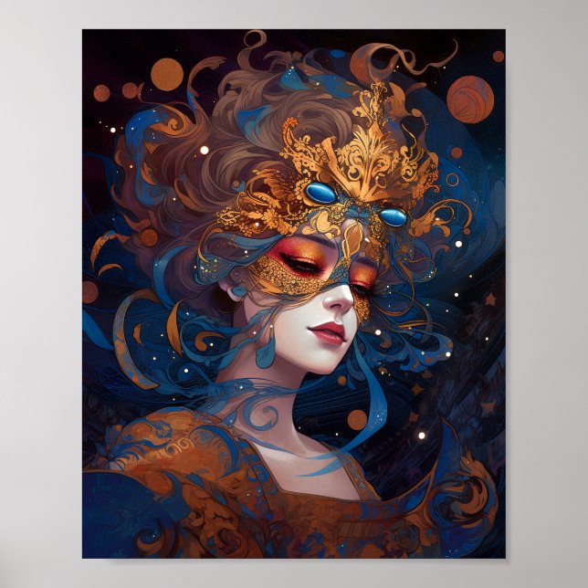 Surreal Dam Fantasy Art Poster (Framsidan)