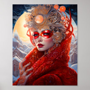 Surreal Dam Fantasy Art Poster