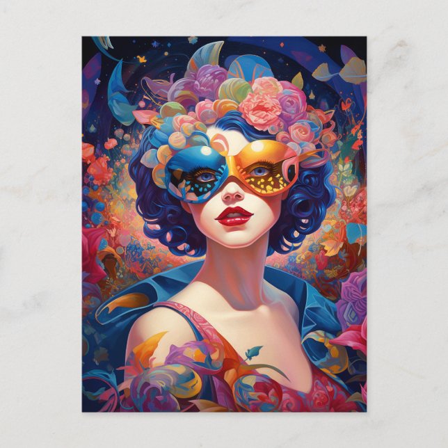 Surreal Dam Fantasy Art Vykort (Framsida)