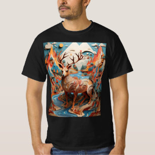 Surreal djurdoance i Illus Geometria T Shirt
