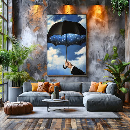 Surreal Dreamscape Umbrella Reveales starthatt Poster