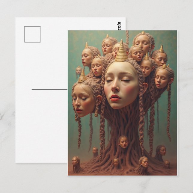 Surreal Dreamscape Vykort (Fram/baksida)