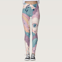 Surreal drömkärna textur – Sömlös eterisk Leggings
