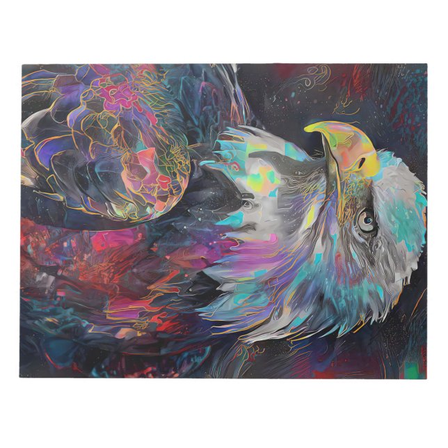 Surreal Eagle Anteckningsblock (Framsida)