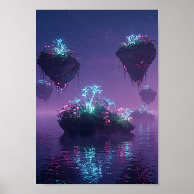 Surreal Fantasy Dreamscape Print Poster (Framsidan)