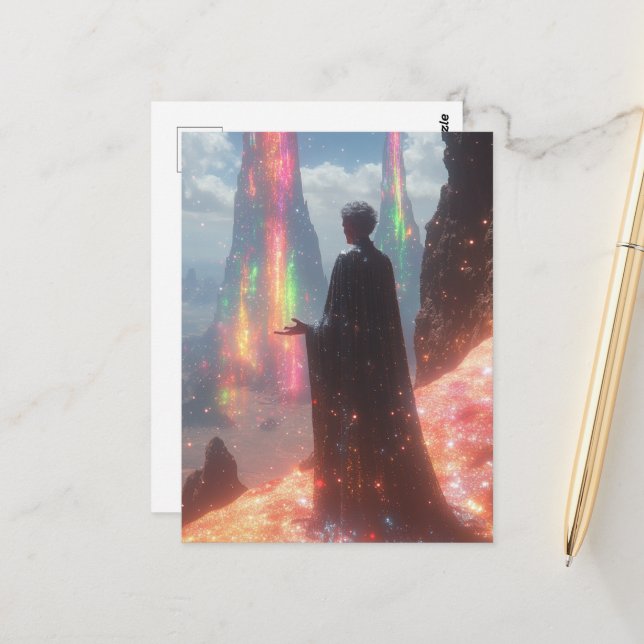 Surreal fantasy vykort (Fram/Back In Situ)