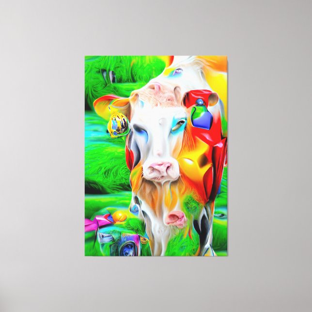 Surreal Farm Art Canvastryck (Framsida)