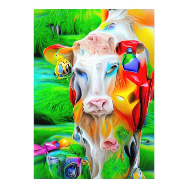 Surreal Farm Art Fototryck (Framsidan)