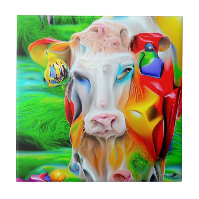 Surreal Farm Art Kakelplatta (Framsidan)