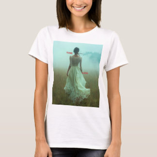 surreal fashion. Bride walking in the field T Shirt