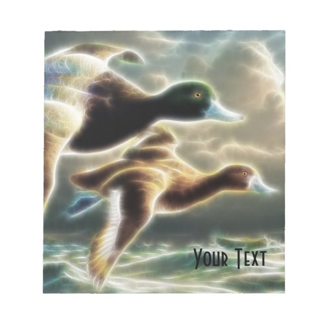 Surreal Flies Mallard Ankor Anteckningsblock (Framsida)