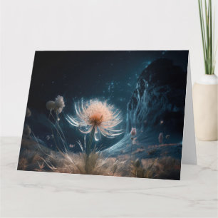 Surreal Flower & Natt Himlar Kort
