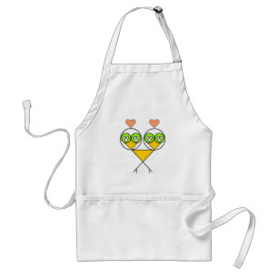 Surreal Fractal Lovebird Apron Förkläde