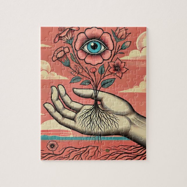 Surreal Gardeners Hand Pussel (Vertikal)